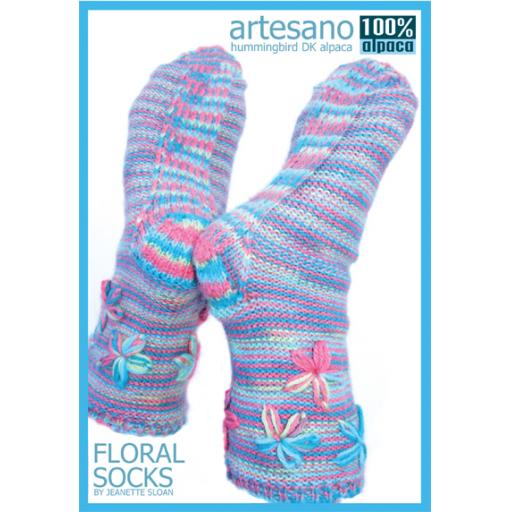 Artesano HD010: Floral Socks