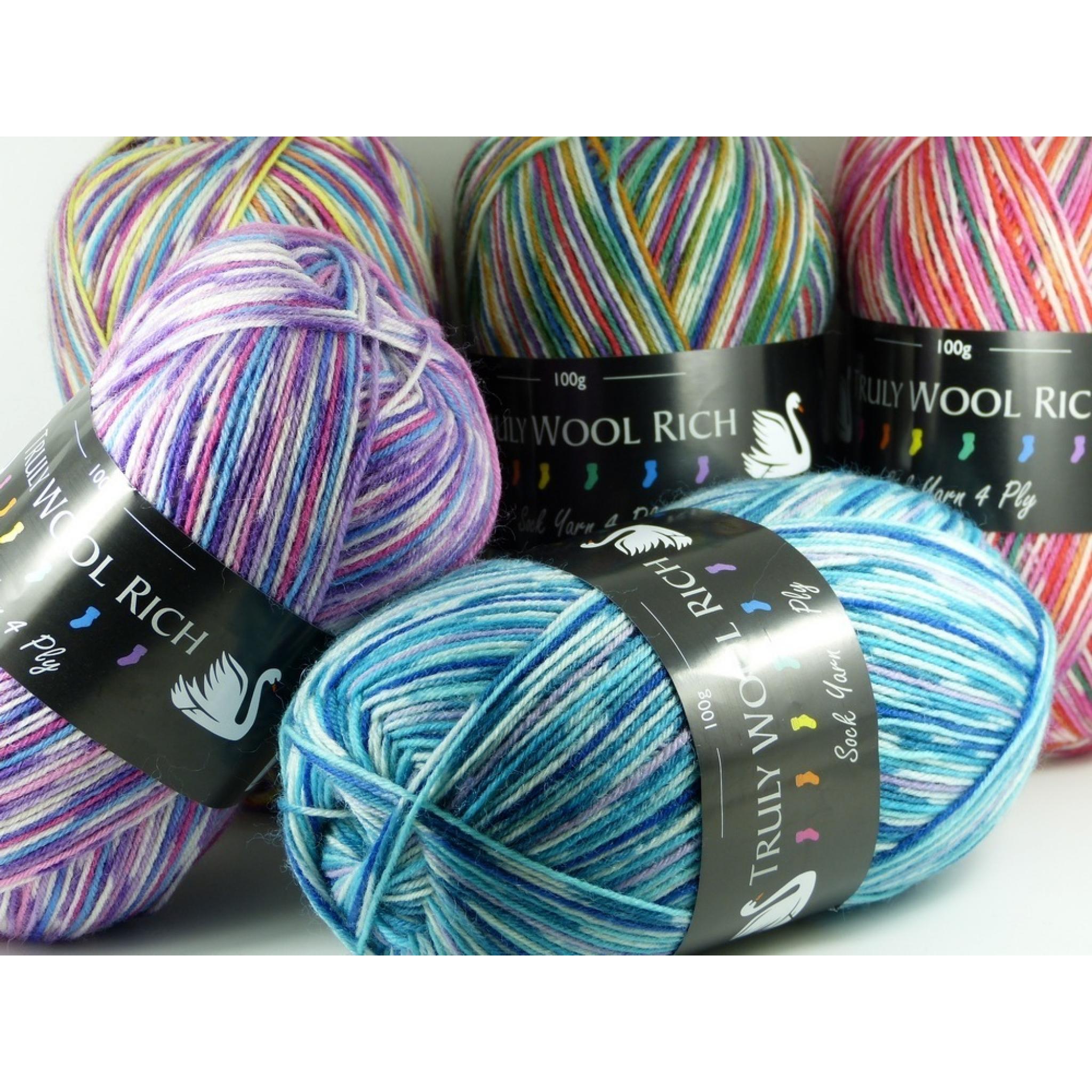 Cygnet Truly Wool Rich 4ply Sock Yarn