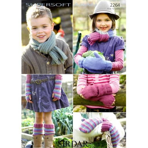 Sirdar 2264: Kids accessories